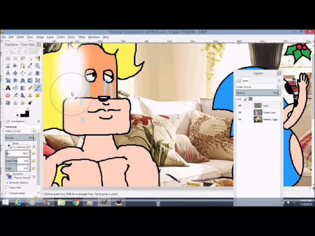 Watch me draw a picture of Sonic and Bartleby getting ready for Christmas!